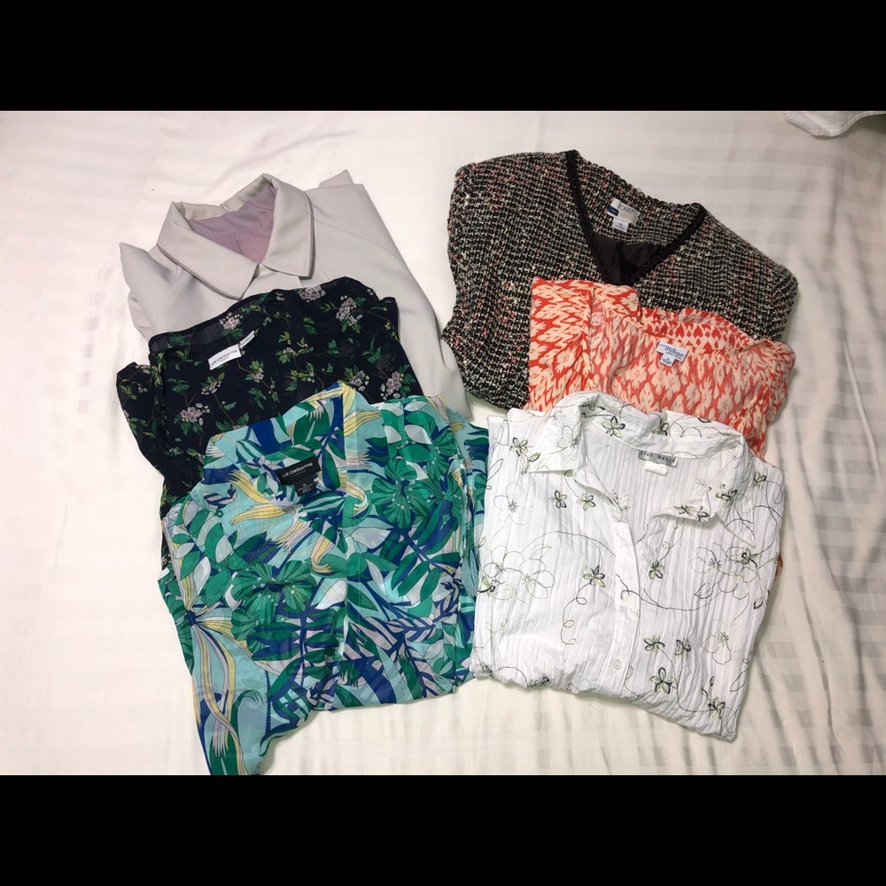 Bundle of 6 Ladies Plus Size Tops